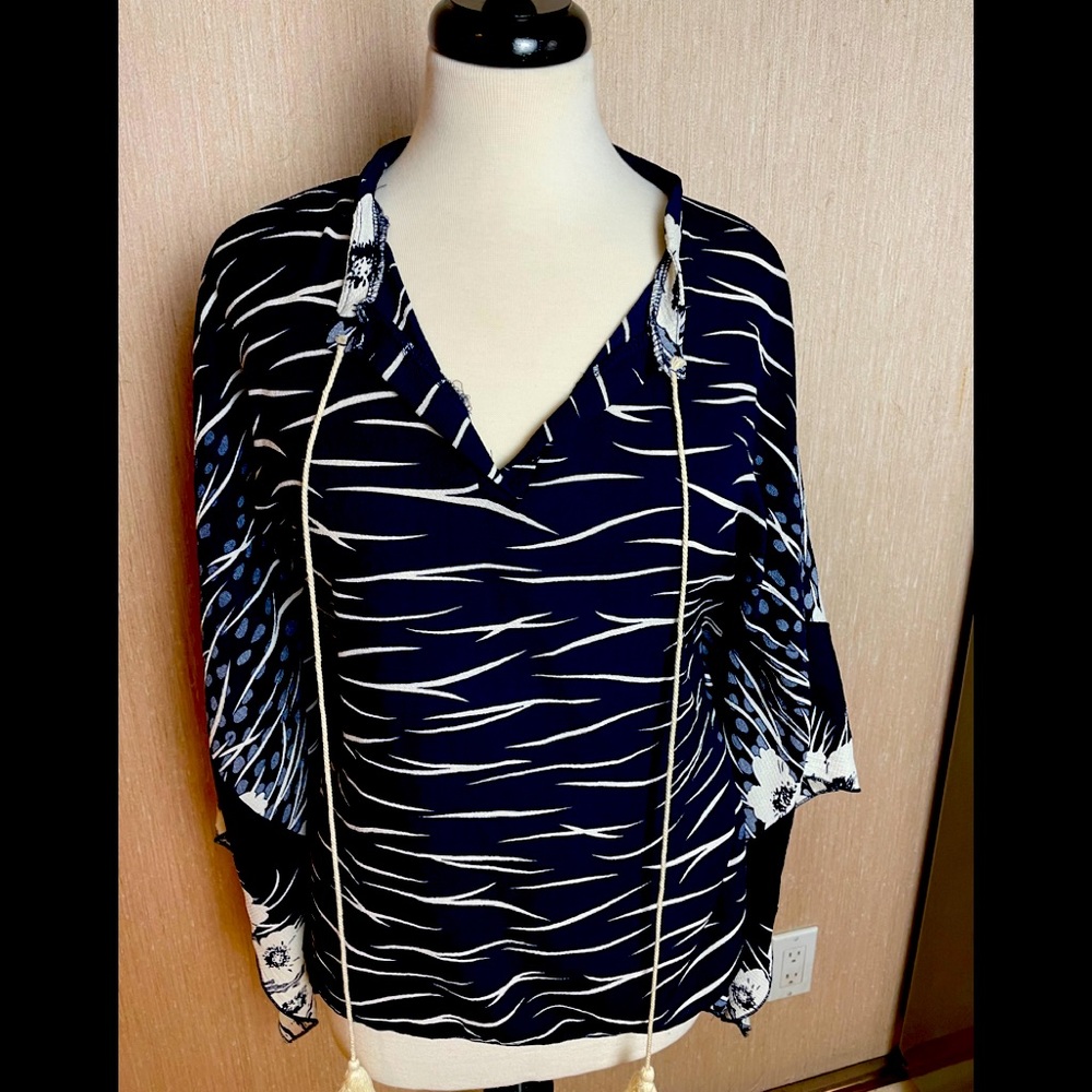 Loose poncho style top